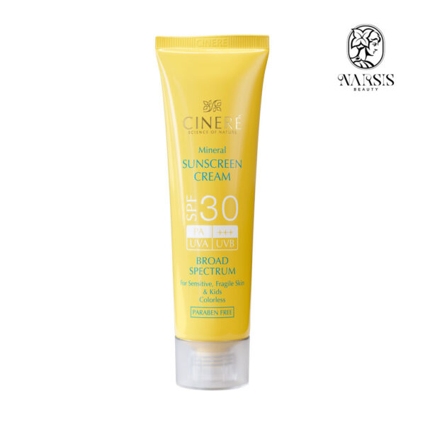 کرم ضد آفتاب سینره SPF30 پوست حساس 50 میلی لیتر