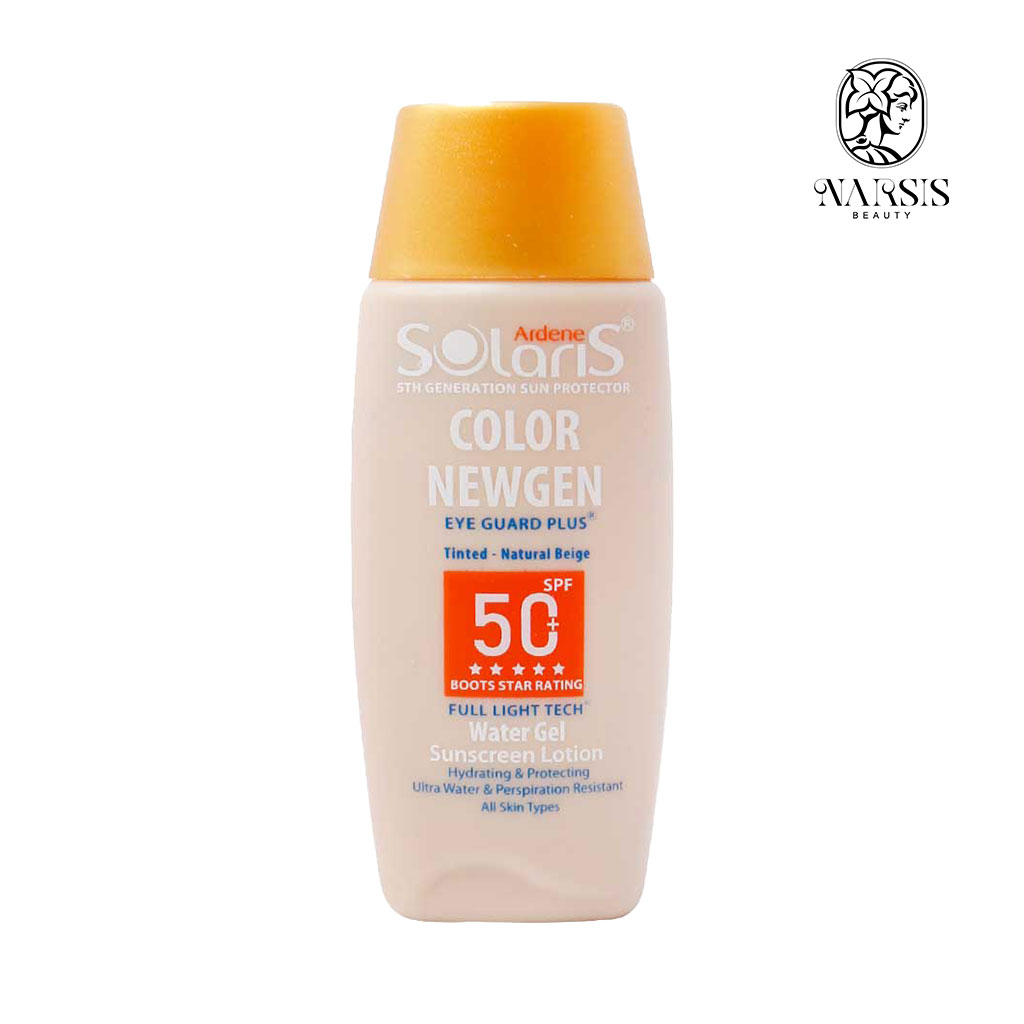 لوسیون ابی ضد آفتاب فاقد چربی spf50 کالر نیوژن آردن سولاریس 75 میلی لیتر