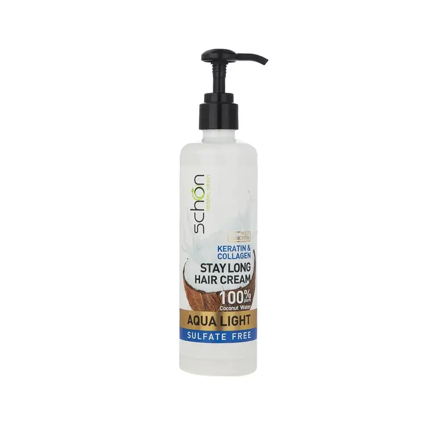 کرم مو بدون سولفات شون مدل Aqua Light حجم 300 میل | Schon Aqua Light Hair Cream 300ml