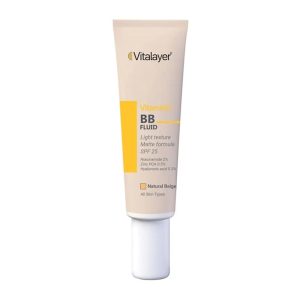 خرید بی بی فلوئید رنگی حاوی ویتامین سی ویتالیر SPF 25 (30ml) (بژ طبیعی)