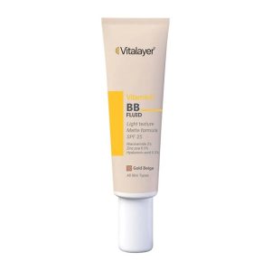 خرید بی بی فلوئید رنگی حاوی ویتامین سی ویتالیر SPF 25 (30ml) (بژ طلایی)