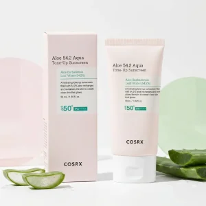خرید کرم ضد آفتاب آلوئه ورا تون آپ کوزارکس | COSRX Aloe Tone-Up Sun Cream