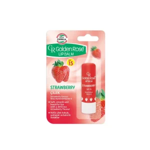 خرید بالم لب توت فرنگی گلدن رز SPF15 | نرم کننده و مرطوب کننده لب