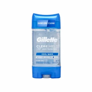 خرید استیک ژله ای ضد تعریق ژیلت Clear Shield Cool Wave | ماندگاری 72 ساعته 107 گرم