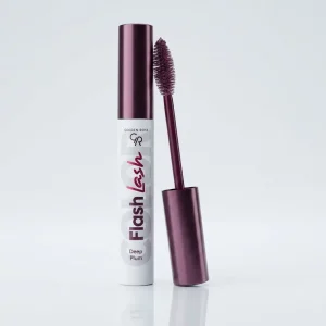 ریمل رنگی فلش گلدن رز رنگ (آلو سیاه) Deep Plum | ریمل آلو سیاه ضدآب و حجم دهنده